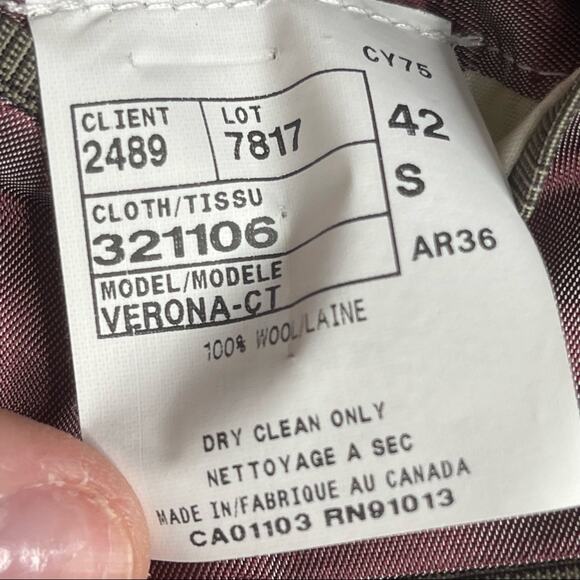 Jack Victor Exclusive Collection Verona Super 110’s Wool Blazer - Picture 8 of 11